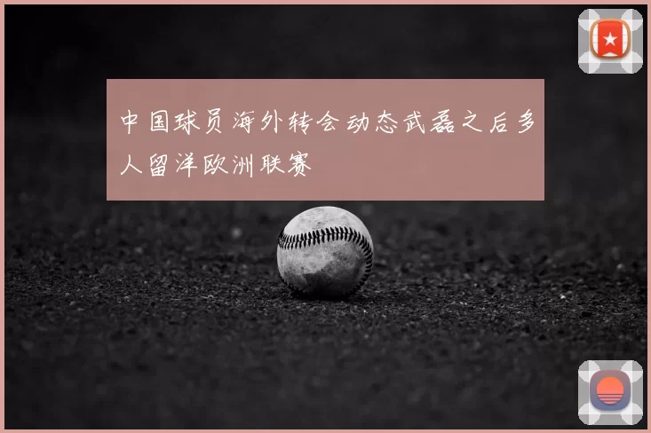 中国球员海外转会动态武磊之后多人留洋欧洲联赛